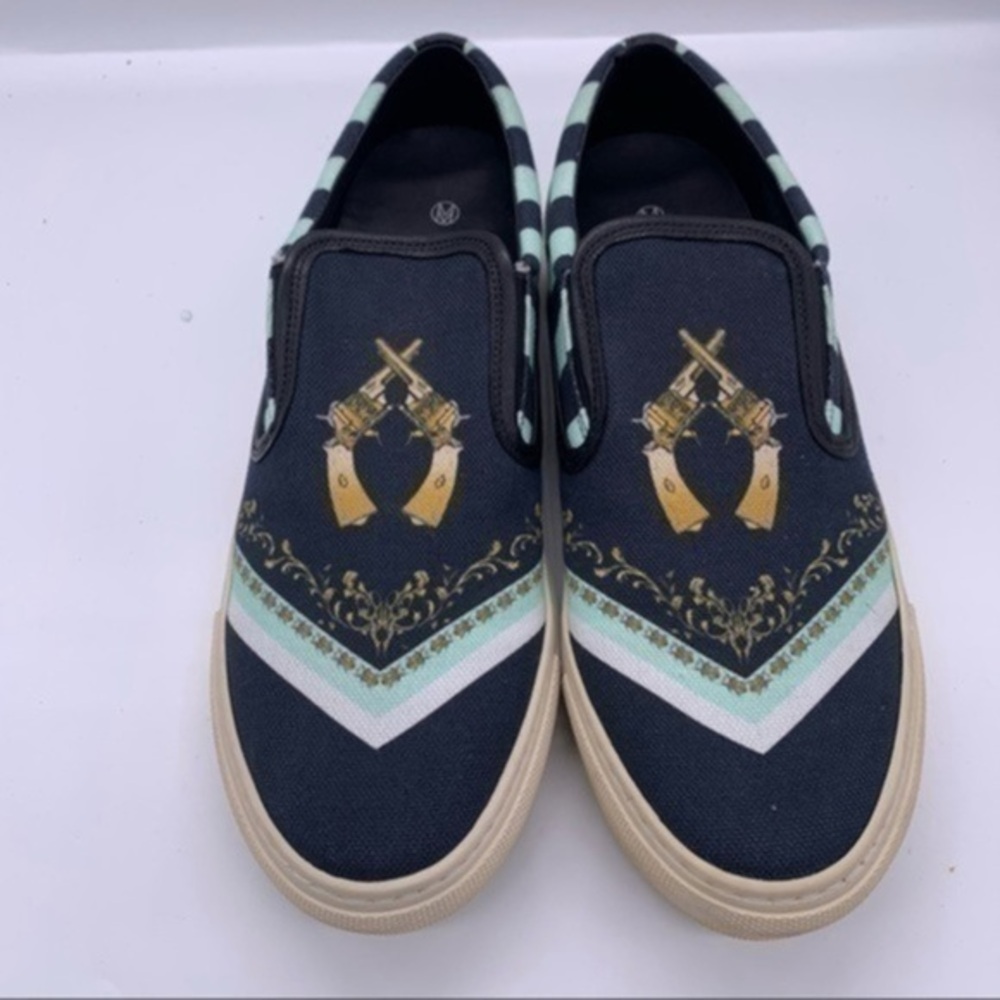 MOTHER Of Pearl Old West Canvas Sneaker‎